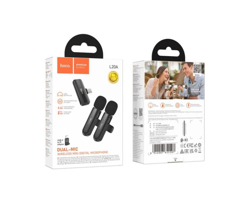 Петличный микрофон Hoco L20A