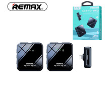  Беспроводной петличный микрофон (2 шт.) для мобильных устройств (разъем Lightning) REMAX K1