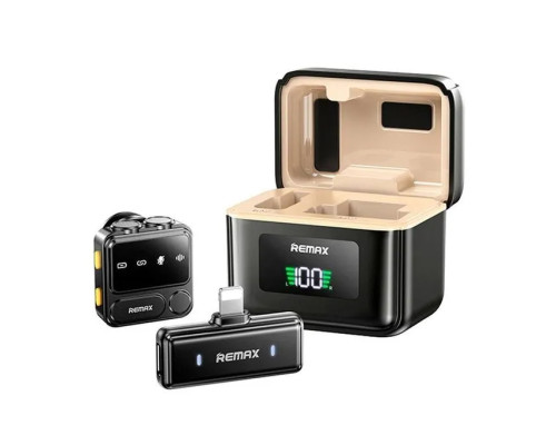 Микрофон петличный Remax K17, Черный