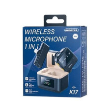 Микрофон петличный Remax K17, Черный