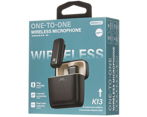 Микрофон Remax K13 — петличный микрофон для смартфонов