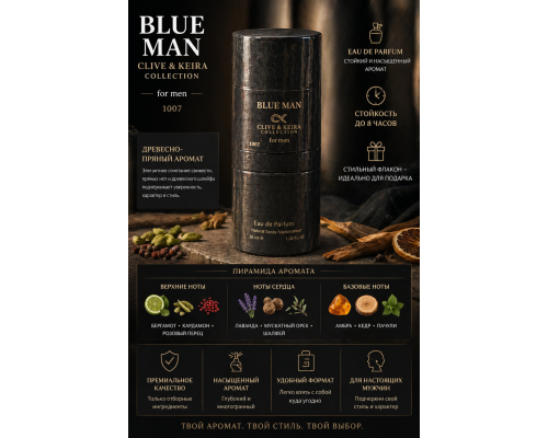BLUE MAN — Clive & Keira Collection