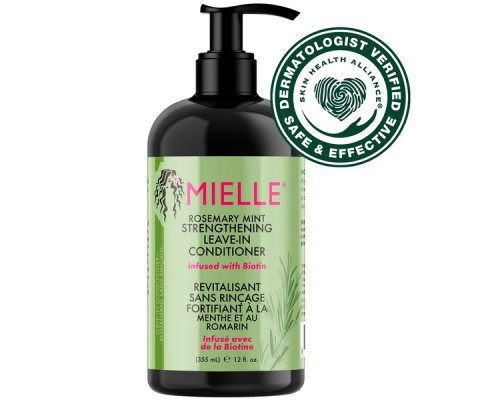 Mielle Укрепляющий шампунь, смесь розмарина и мяты, 355 мл